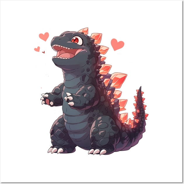 godzilla Wall Art by skatermoment